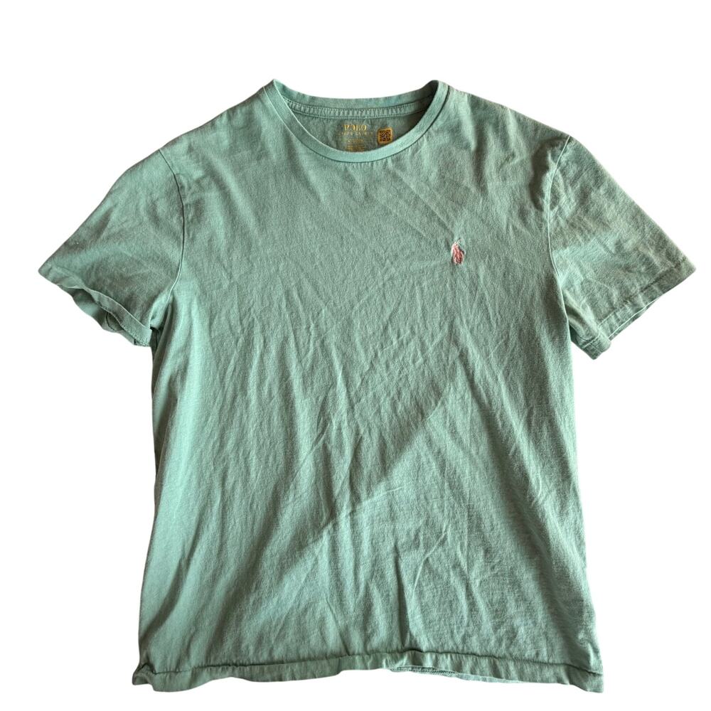 Set of Polo Ralph Lauren Classic fit Shorts khaki chino Medium & logo t-shirt - Picture 4 of 8